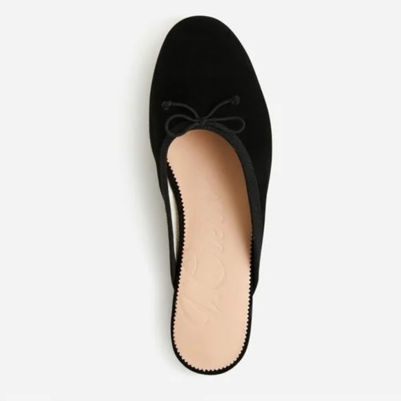 J. Crew Shoes Jcrew Zoe Ballet Mules In Black Suede Poshmark
